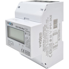 ESM3100DM trīsfāžu elektroenerģijas skaitītājs 100A ar Modbus RS485 MID