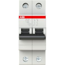 SH202-C25 Automātslēdzis - 2P - 25A - C - (AC) 6 kA