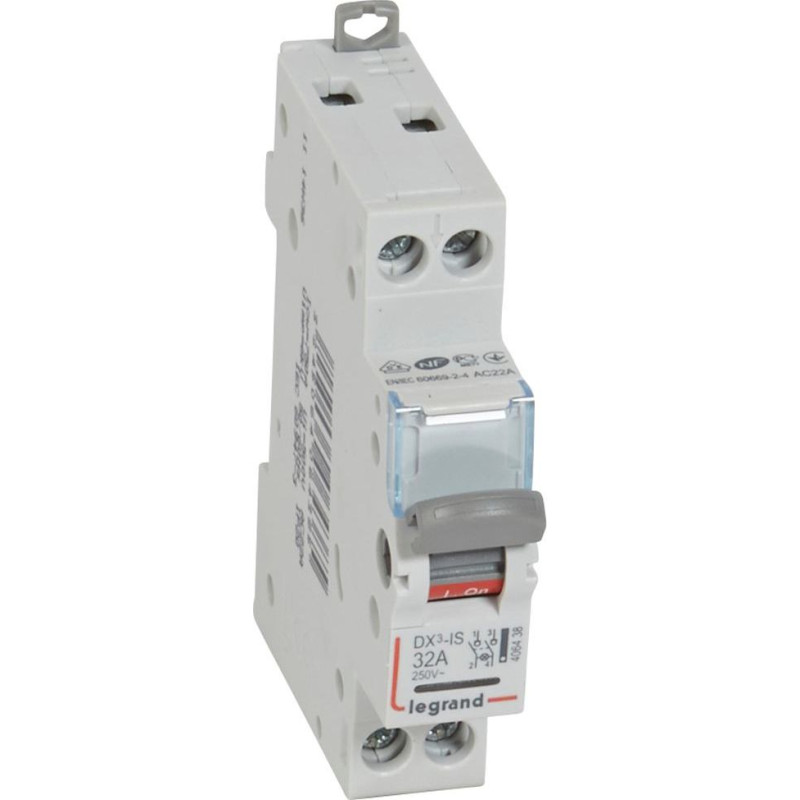 Slodzes slēdzis - 2P - ar indikāciju - 250 V~ - 32 A