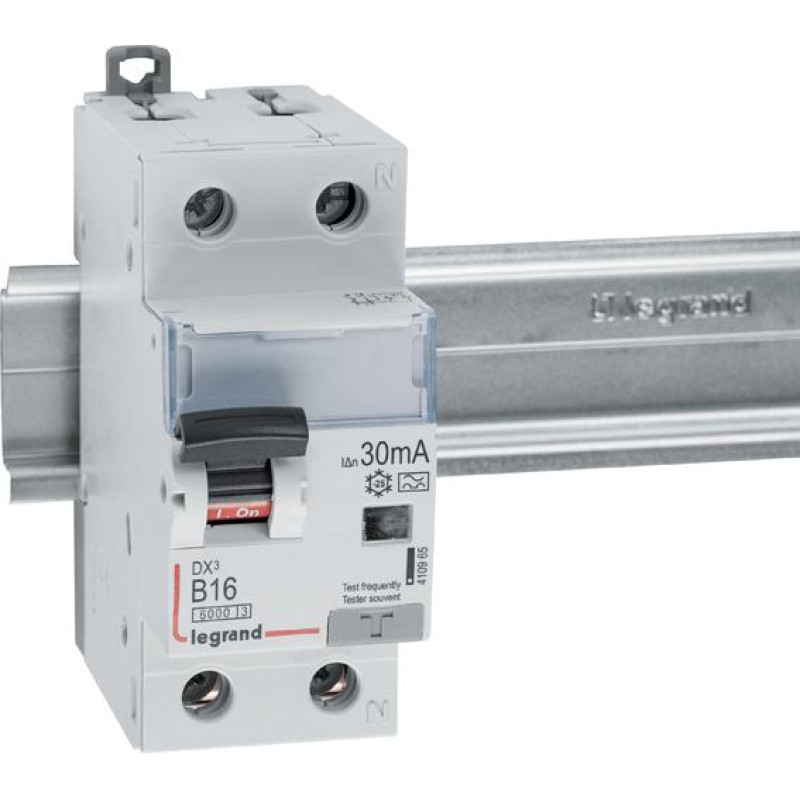 Kombinēts noplūdes automātslēdzis DX3 - 1P+N - B16 - 6kA - 30mA - A tips