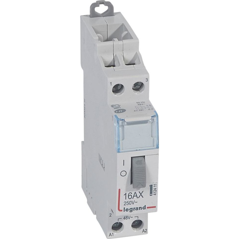 Standarta impulsrelejs CX3 - 2 poli - 16 A - 250 V~ - 2 NO kontakti - spoles spriegums 48 V~ - 1 modulis